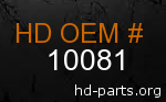 hd 10081 genuine part number
