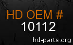 hd 10112 genuine part number
