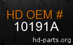 hd 10191A genuine part number