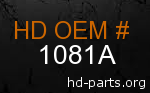 hd 1081A genuine part number