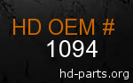 hd 1094 genuine part number