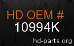 hd 10994K genuine part number