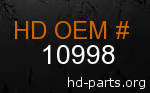 hd 10998 genuine part number