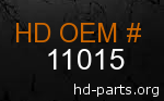 hd 11015 genuine part number