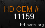 hd 11159 genuine part number