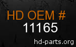hd 11165 genuine part number