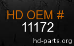 hd 11172 genuine part number