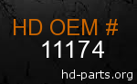 hd 11174 genuine part number