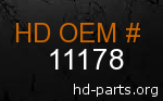 hd 11178 genuine part number