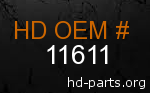 hd 11611 genuine part number