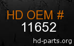 hd 11652 genuine part number