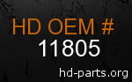 hd 11805 genuine part number