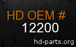hd 12200 genuine part number