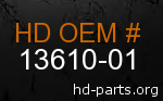hd 13610-01 genuine part number