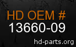 hd 13660-09 genuine part number