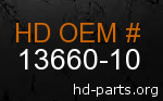 hd 13660-10 genuine part number