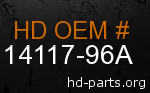 hd 14117-96A genuine part number