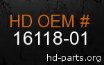 hd&nbsp16118-01 genuine part number