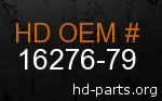 hd 16276-79 genuine part number