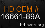 hd 16661-89A genuine part number