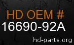 hd 16690-92A genuine part number