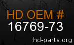 hd 16769-73 genuine part number