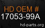hd 17053-99A genuine part number