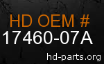 hd 17460-07A genuine part number