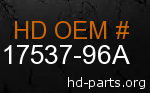 hd 17537-96A genuine part number