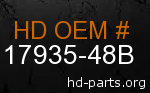 hd&nbsp17935-48B genuine part number