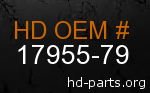 hd 17955-79 genuine part number