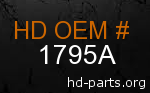 hd 1795A genuine part number