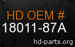 hd 18011-87A genuine part number