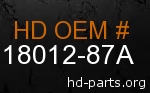 hd 18012-87A genuine part number