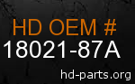 hd 18021-87A genuine part number