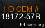 hd 18172-57B genuine part number