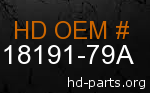 hd 18191-79A genuine part number