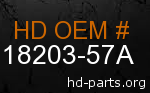 hd 18203-57A genuine part number