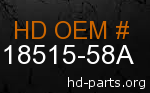 hd 18515-58A genuine part number