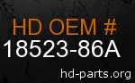 hd 18523-86A genuine part number