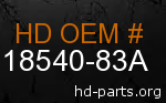 hd 18540-83A genuine part number