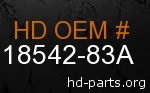hd 18542-83A genuine part number
