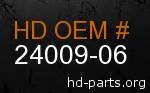 hd 24009-06 genuine part number