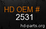 hd&nbsp2531 genuine part number