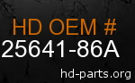hd 25641-86A genuine part number