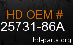 hd 25731-86A genuine part number