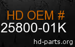 hd 25800-01K genuine part number