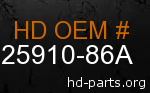 hd 25910-86A genuine part number