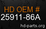 hd 25911-86A genuine part number
