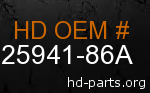 hd 25941-86A genuine part number